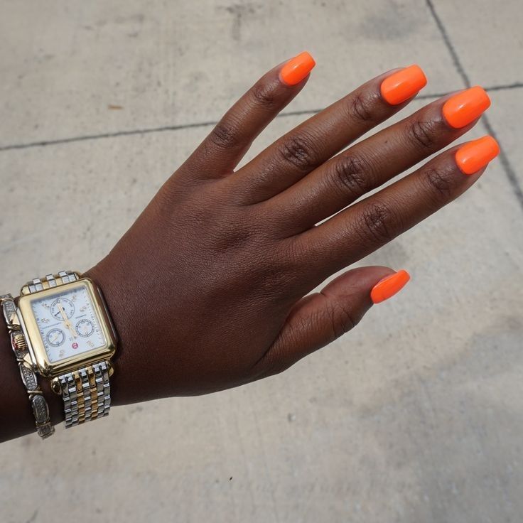 Summer Nail Colors for Dark Skin 2023 21 Ideas