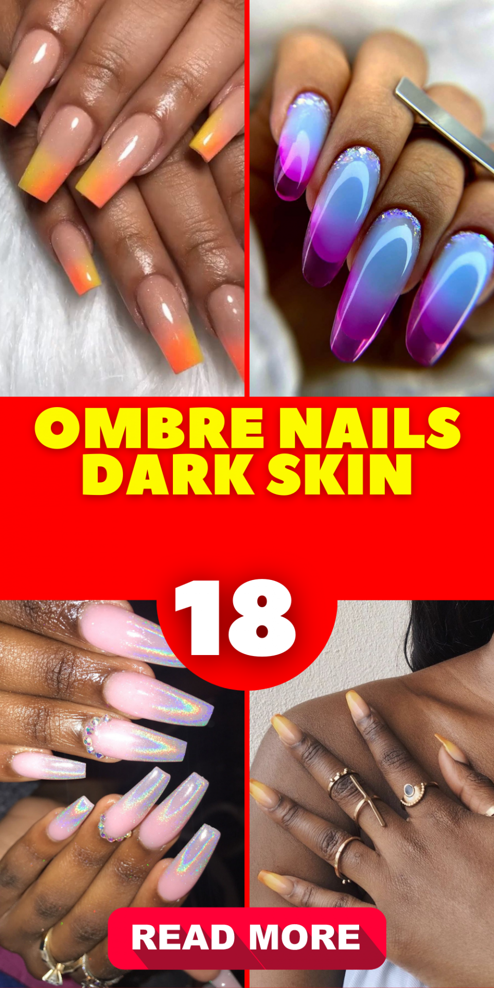 Ombre Nail Designs A Detailed Look for Individuals with Dark Skin
