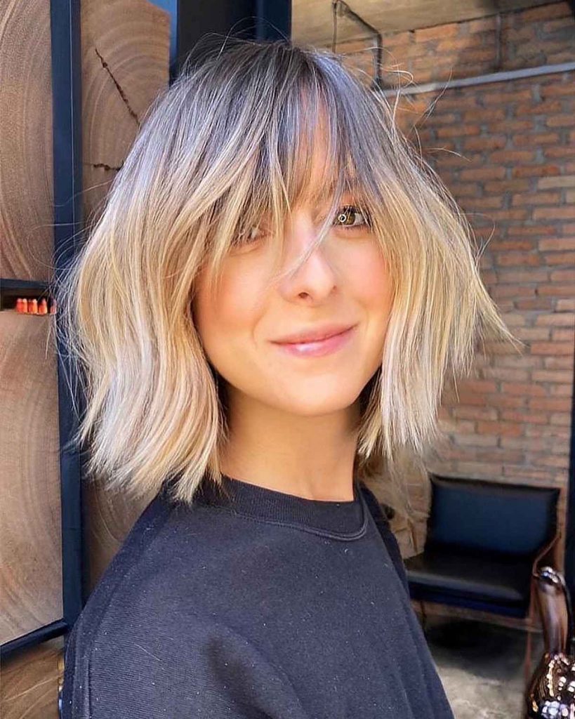 Fall Haircuts with Long Bangs 18 Ideas to Revamp Your Look women