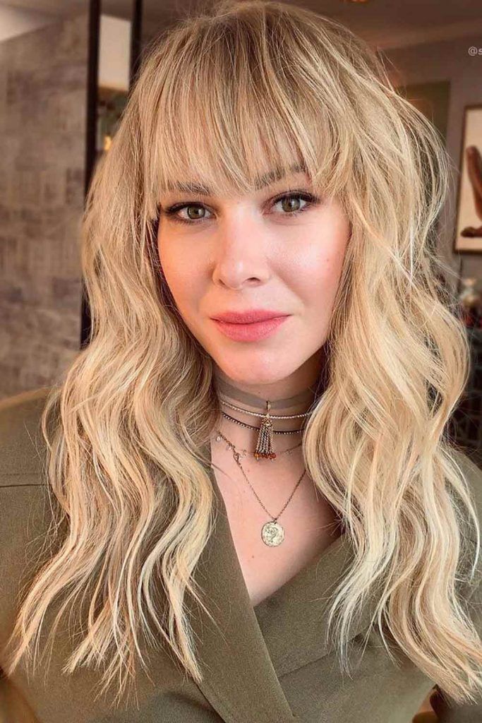 Fall Haircuts with Long Bangs 18 Ideas to Revamp Your Look women