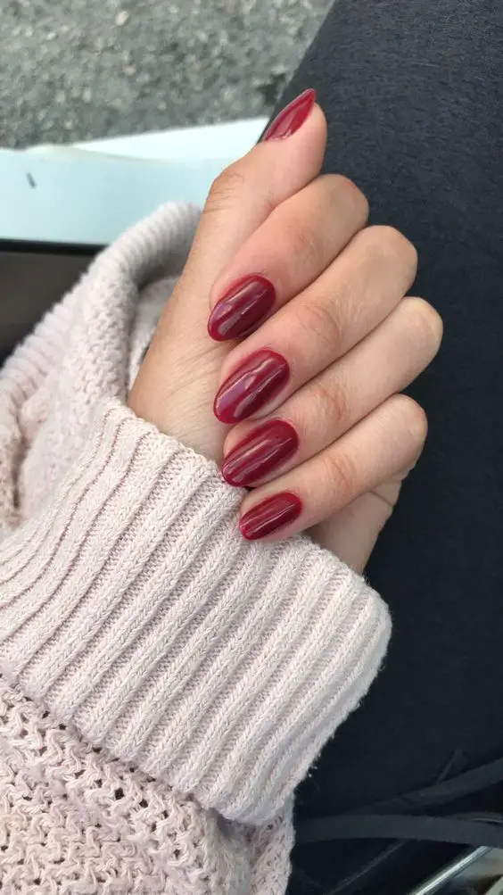 Fall Nail Round Shape 22 Ideas: Embrace the Season with Chic Nail Designs