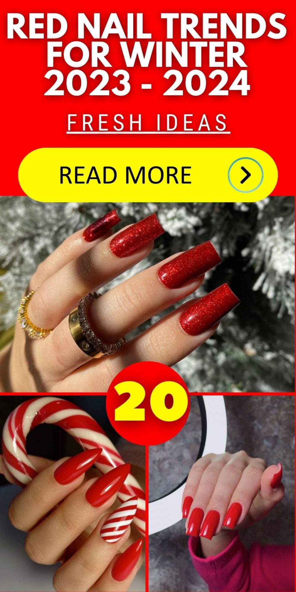 Red Nail Trends For Winter 2023 2024 20 Ideas Stay Chic And Cozy