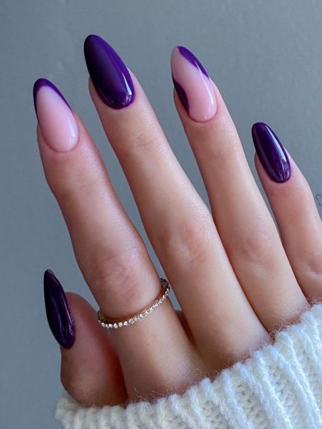 Purple Nails For Winter 2023 2024 16 Ideas Fall Update Ideas