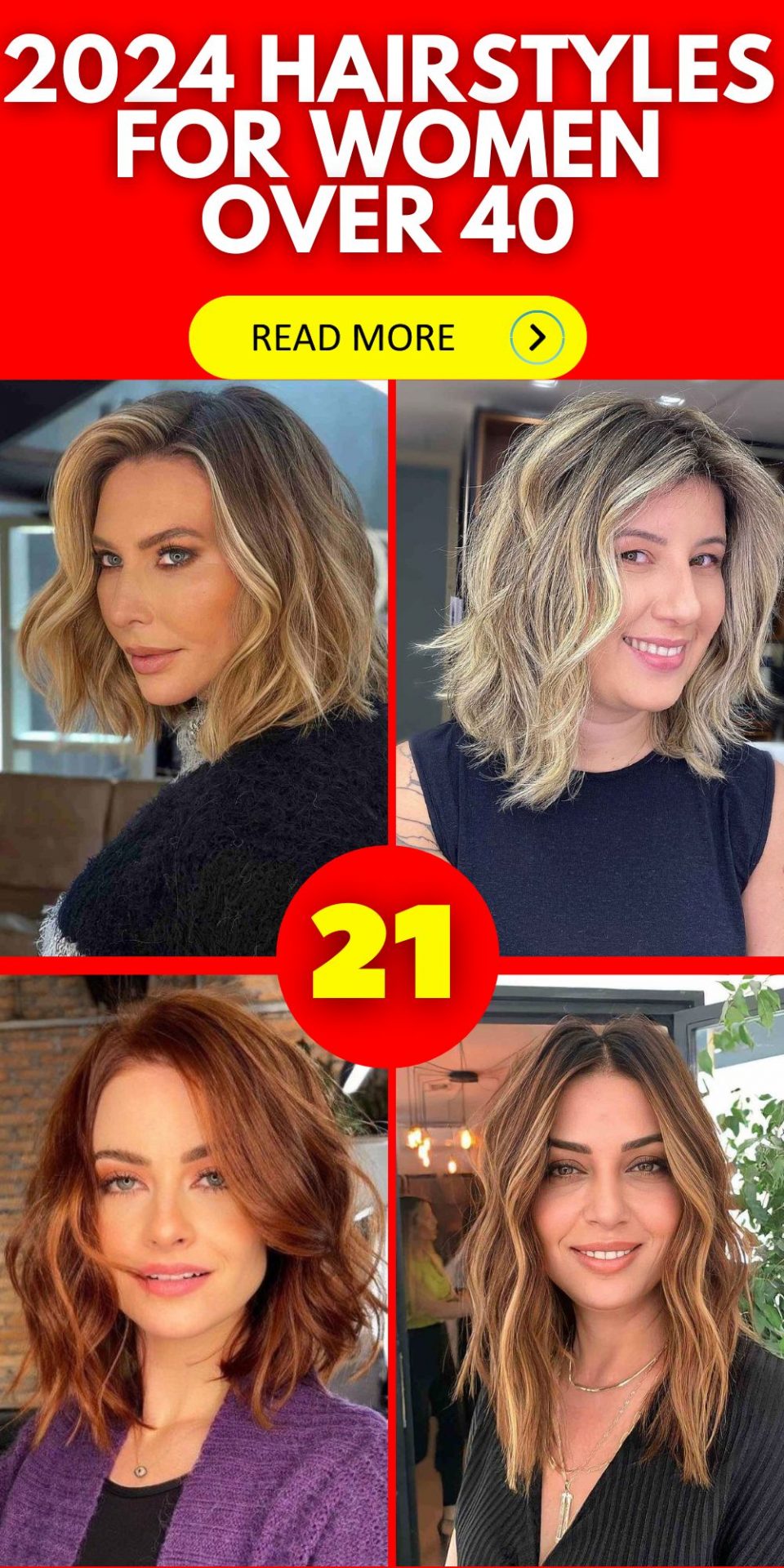 Elevate Your Style in 2024 Women Over 40 Hairstyles Short, Medium