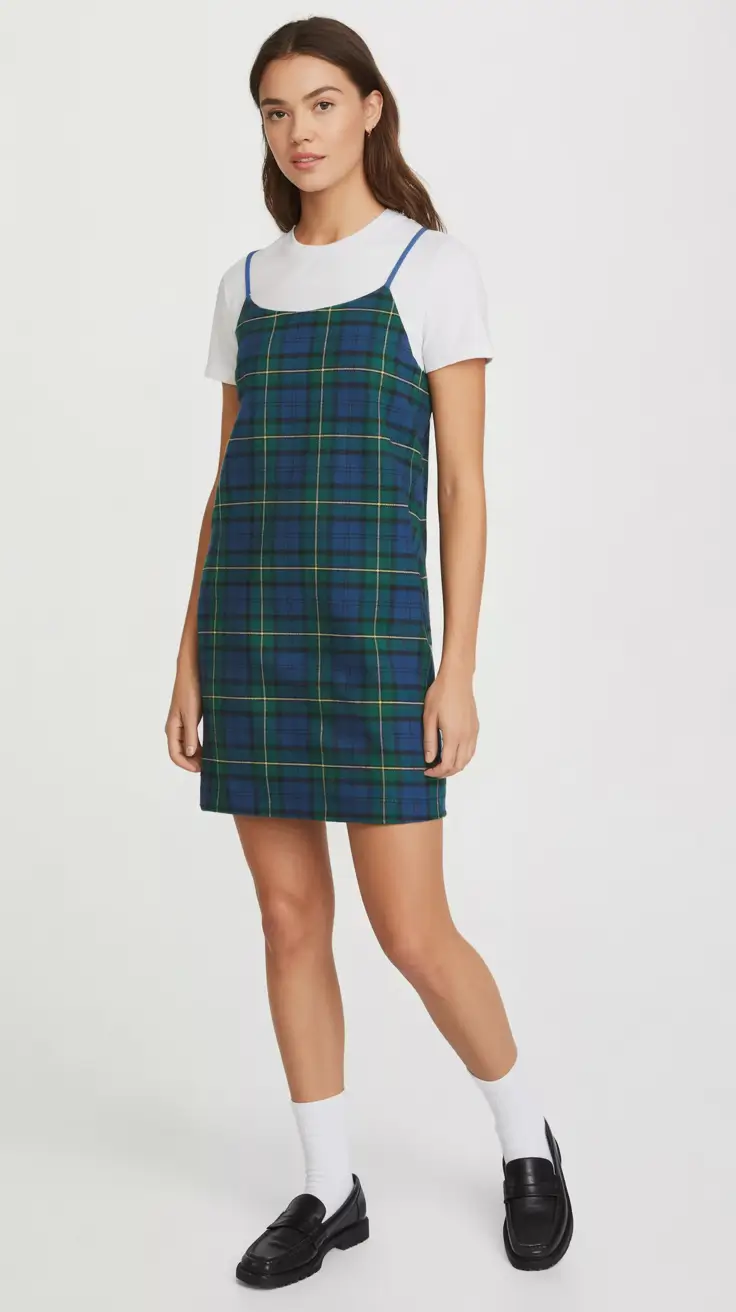 retro vintage summer outfits 2026 Preppy Revival with a 90s Schoolgirl Twist