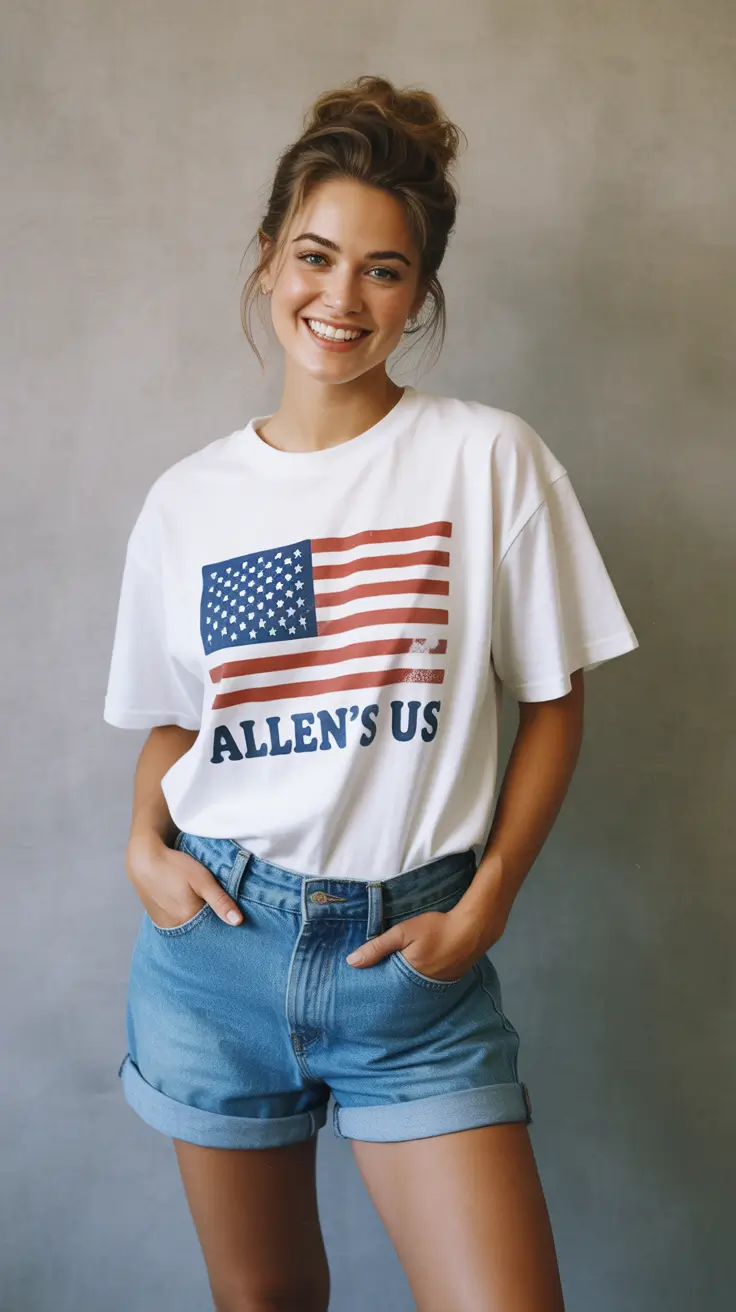 retro vintage summer outfits 2026 All-American Ease with a 90s Twist