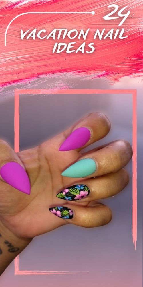 24 Amazing Vacation Nails Ideas For You