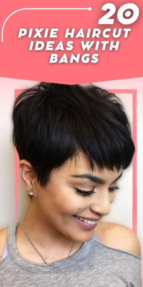 Classic Yet Modern: Short Pixie Haircut with Bangs for a Fresh New Look