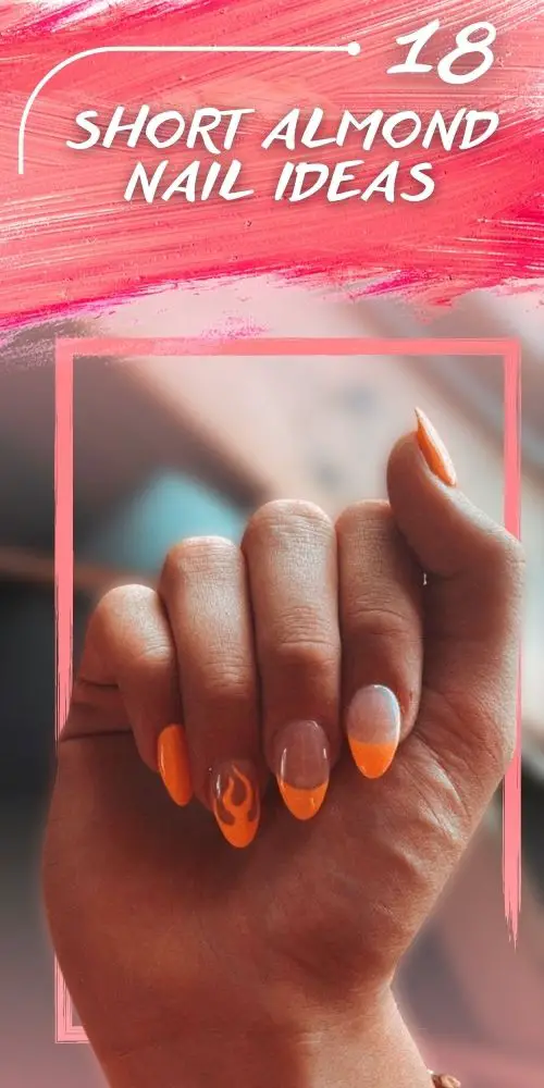 Colorful Creativity: Short Almond Shaped Nails Ideas with a Cute Spring Palette