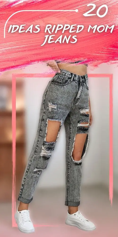 20 Brilliant Ideas Ripped Mom Jeans
