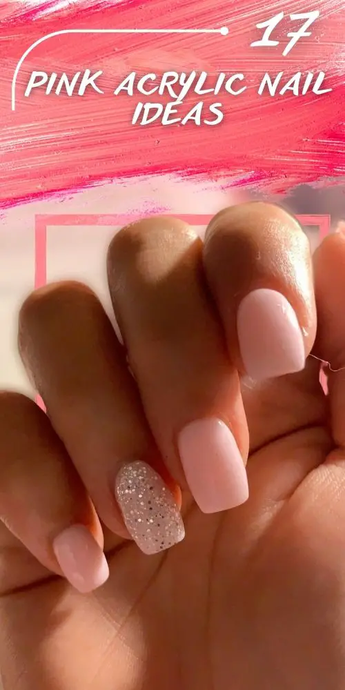 Pink Acrylic Nails Designs 💖 light pink spring nails Ideas