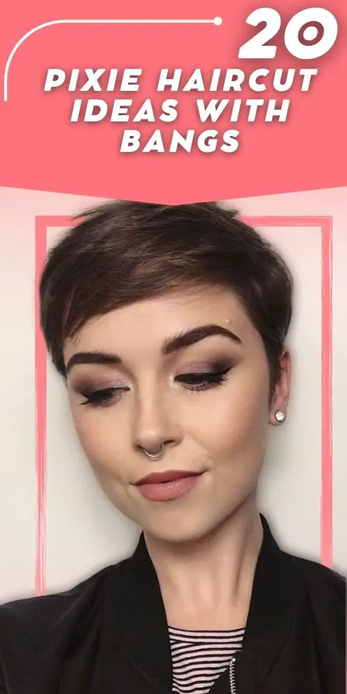 Classic Yet Modern: Short Pixie Haircut with Bangs for a Fresh New Look