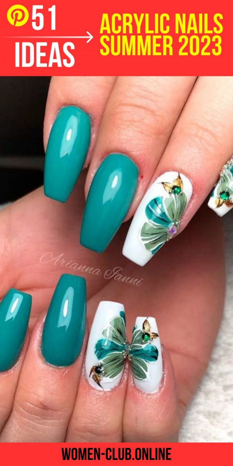 Acrylic Nails Summer 2023 The Hottest Trends to Try 51 Ideas