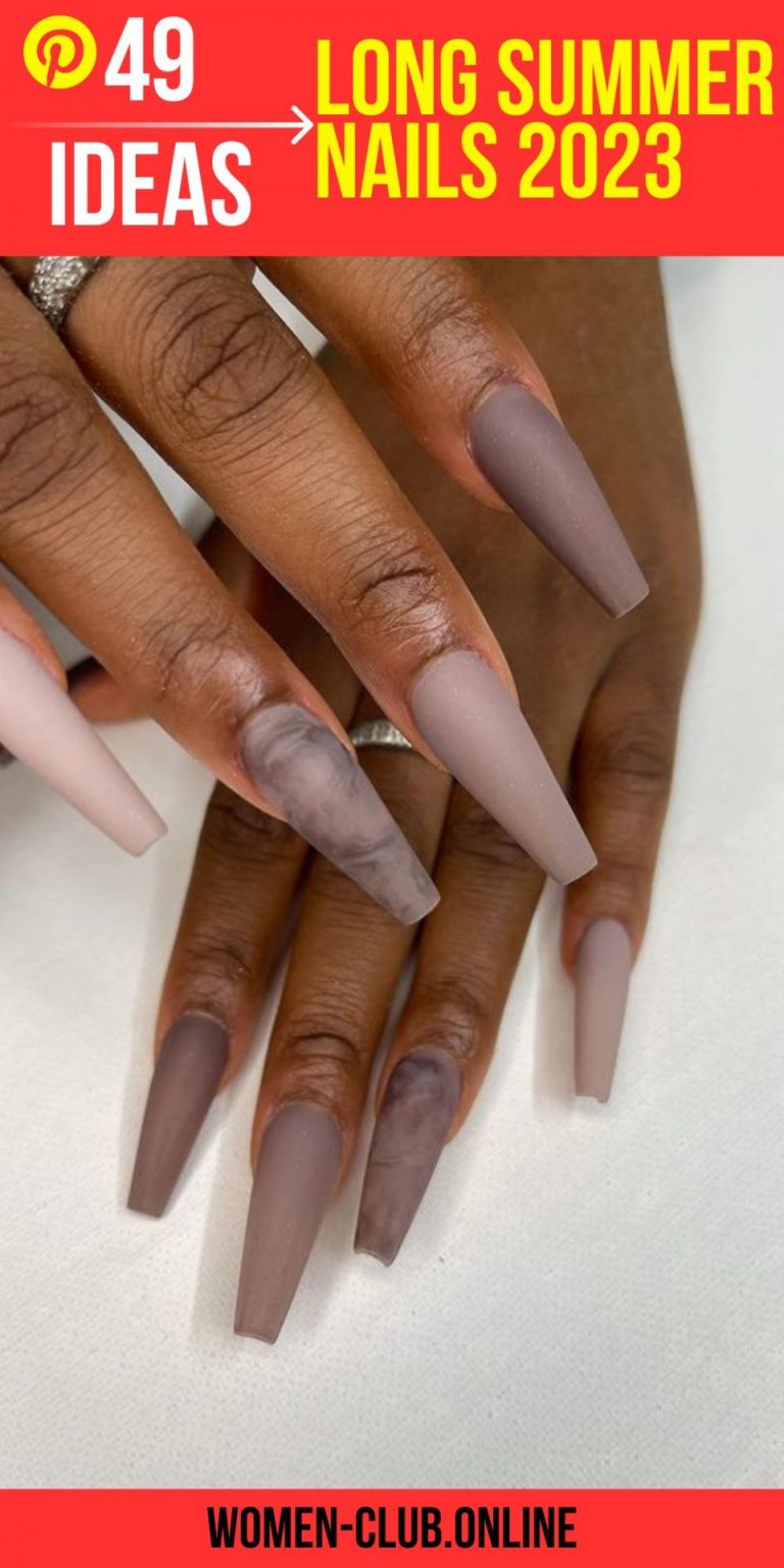 Long Summer Nails 2023 Discover Trending Designs for an Elegant Season