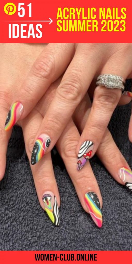 Acrylic Nails Summer 2023 : The Hottest Trends to Try - 51 Ideas