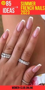 Summer French Nails 2023 Classic and Chic Designs for a Sophisticated