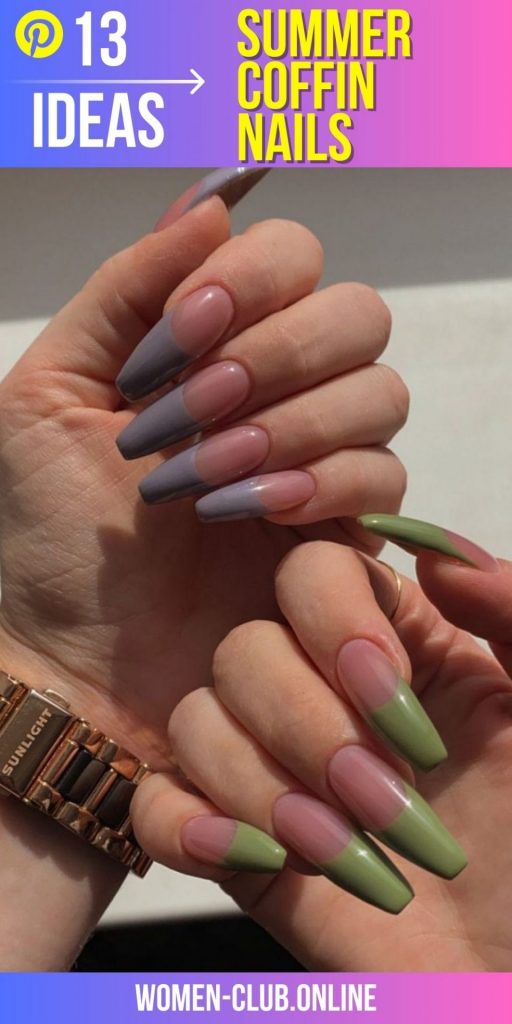 Summer Coffin Nails 2023 13 nápadů: Průvodce nejžhavějšími trendy v oblasti nehtů