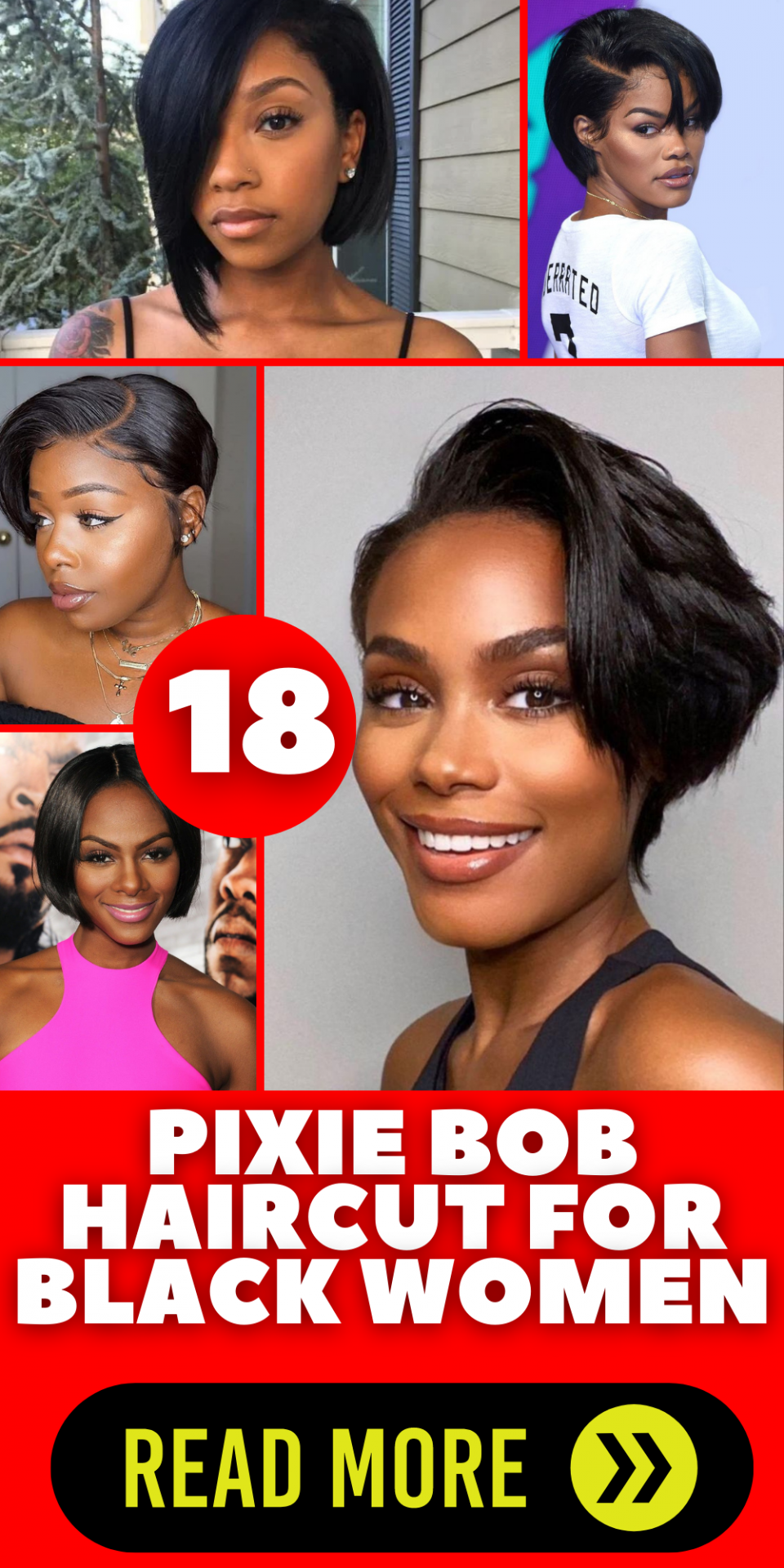 Bold and Beautiful Short Pixie Bob for Black Women Styles