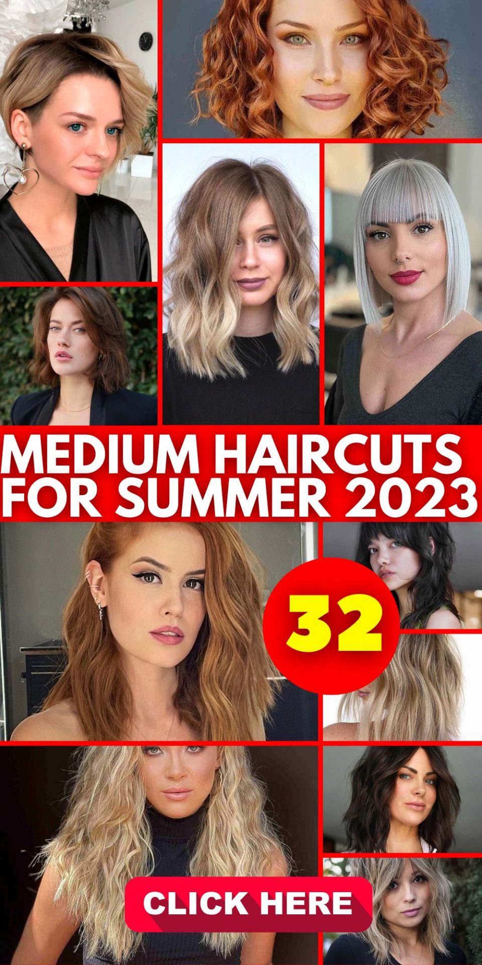 Cute & Easy Summer Haircuts for Medium Hair: Stay Cool & Chic in 2023 ...