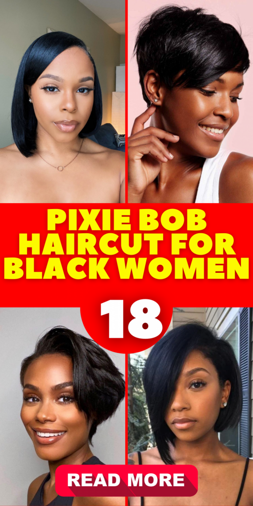 Bold and Beautiful: Short Pixie Bob for Black Women Styles