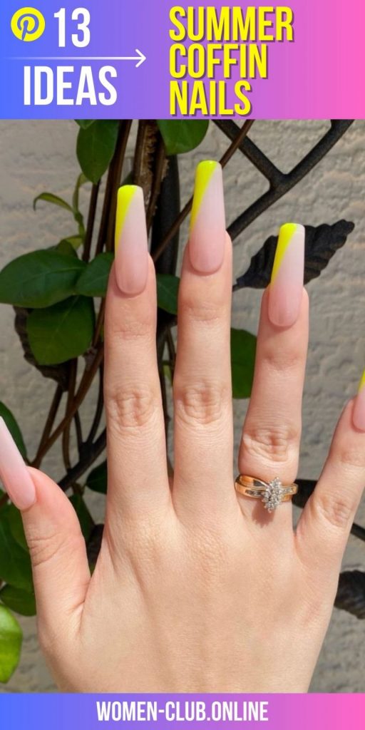 Summer Coffin Nails 2023 13 Ideas: A Guide to the Hottest Nail Trends