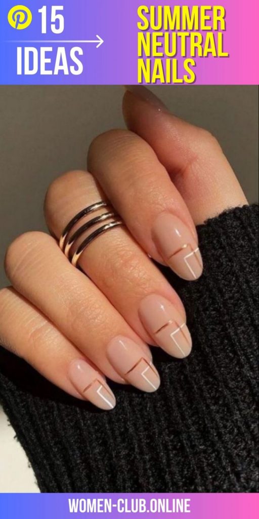 Dive into Summer 2023 with Neutral Nail Trends: Explore Classy and Simple Designs