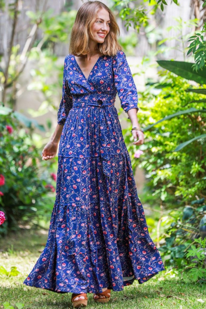 Second Female Heat Wrap Maxi Dress Best Sale
