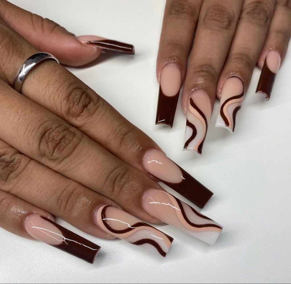 Long Fall Nails 2023 15 Ideas: Embrace the Season with Stunning Nail Designs