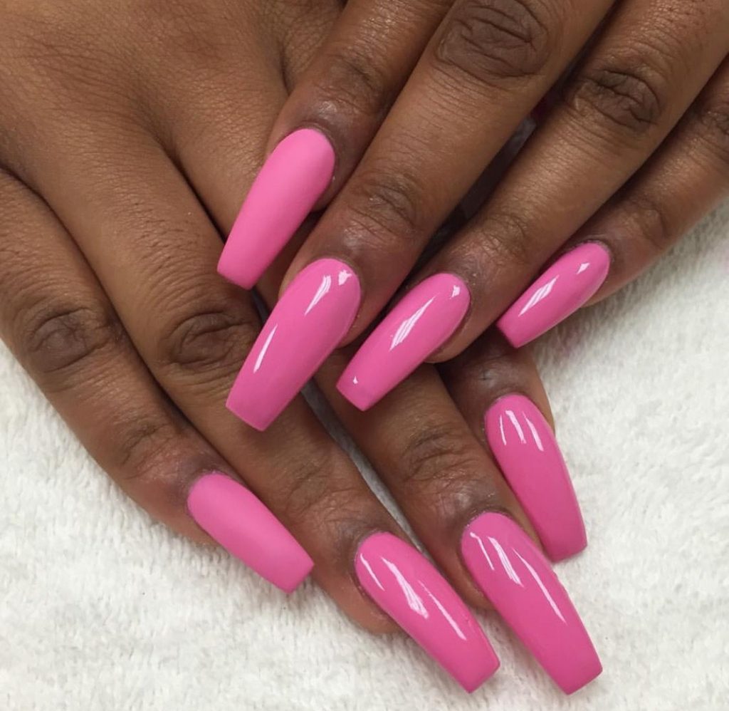 Elegant and Simple: Pastel Pink Short Nail Designs for Dark Skin