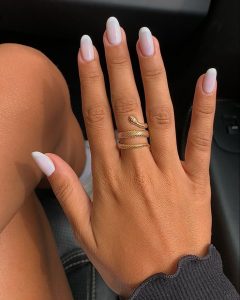 Milky Nude Nails for Dark Skin 15 Ideas: Embracing Elegance and Versatility