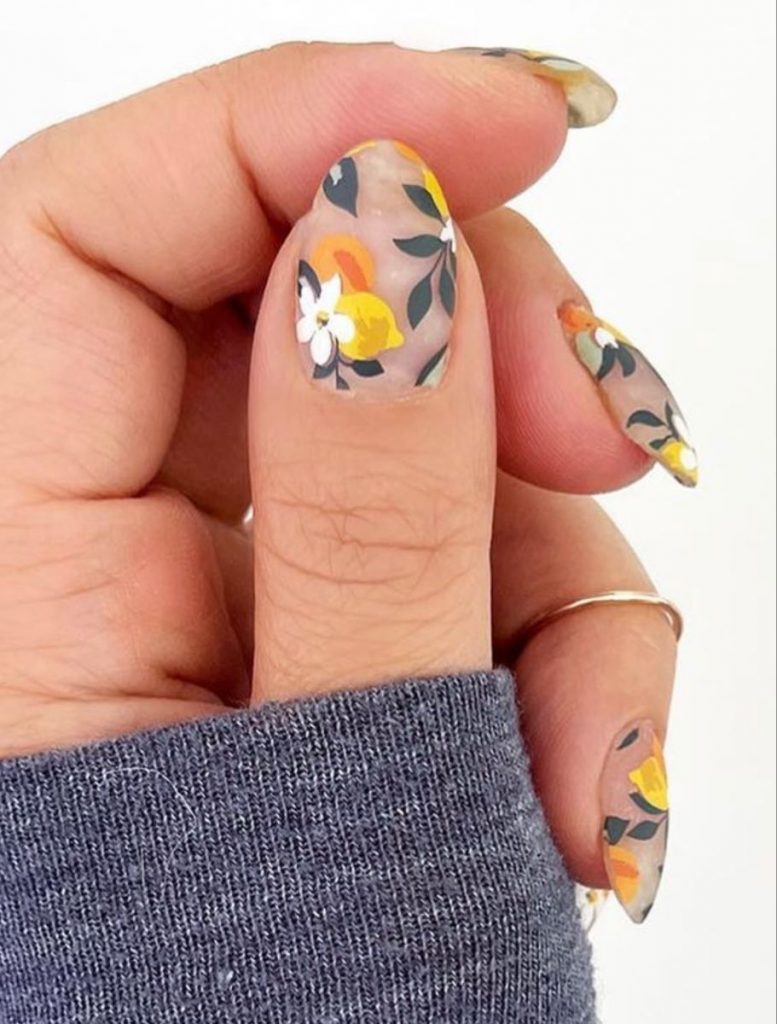 Fall Dip Nails 2023 15 nápadů: Přijměte sezónu s úžasným designem nehtů