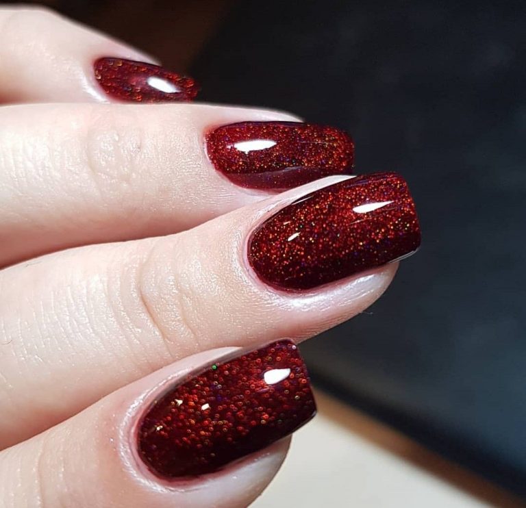 Dark Cherry Red Nails 24 Ideas: Add a Touch of Glamour to Your Style - Fall Update Ideas