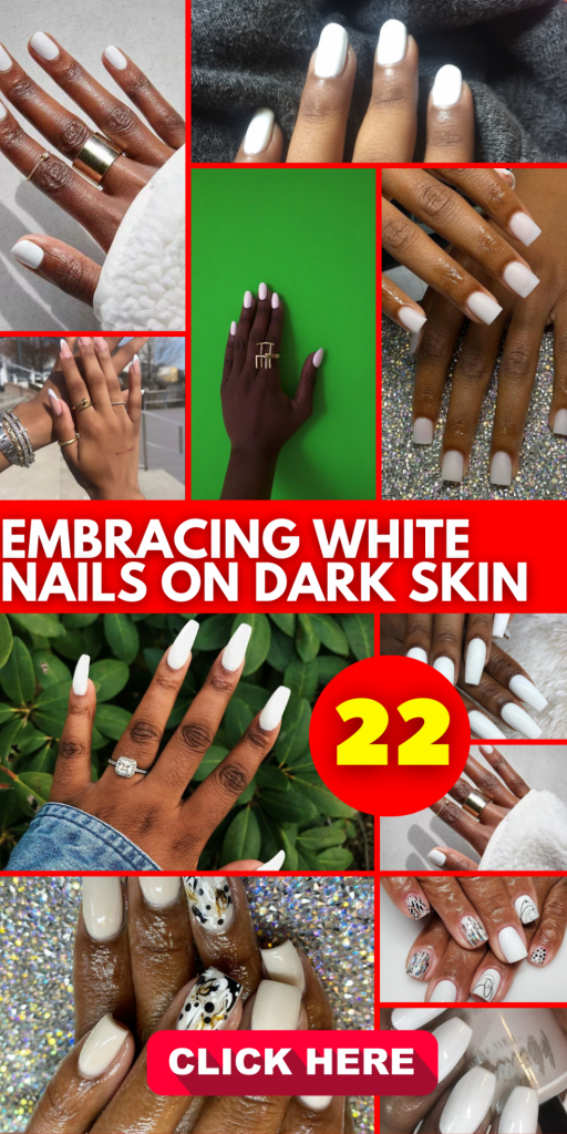 Elevating Elegance: Milky White Nails on Dark Skin - A Fresh Take on Classic Chic