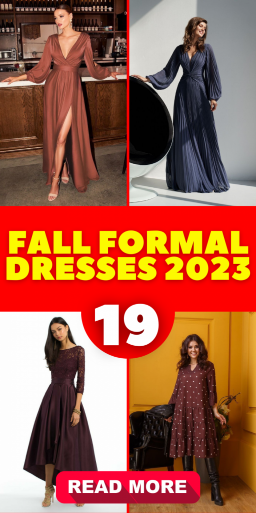 Fall Formal Dress 2023: Modest Long Sleeve Dresses for the Elegant Look