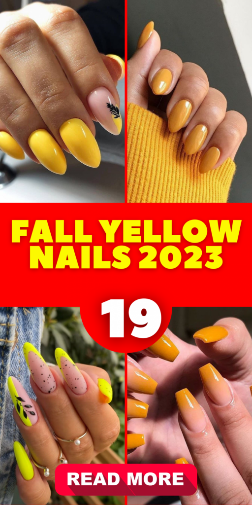 The Art of Autumn: Unleashing Creativity with Fall Yellow Nail Art Designs and Patterns for 2023