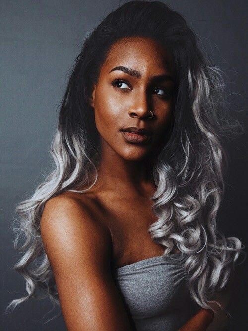 Ombre Hair Color on Dark Skin Women 18 Ideas