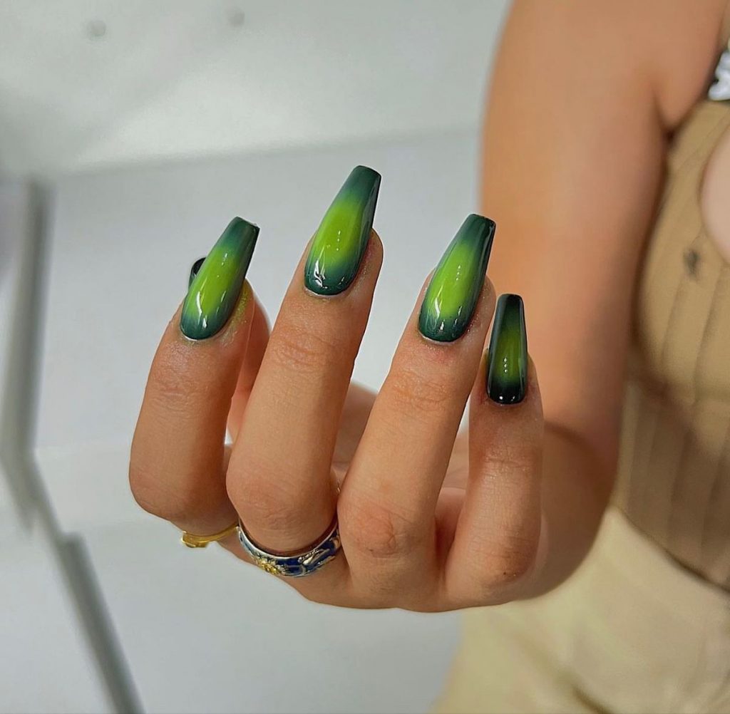 Green Fall Nail 2023 16 Ideas: Embrace Nature's Colors in Your Nail Art