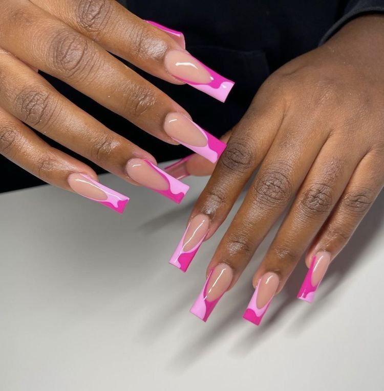 Elegant and Simple: Pastel Pink Short Nail Designs for Dark Skin