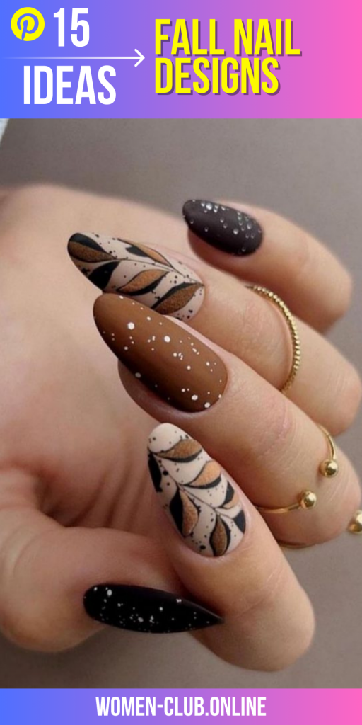 Stay Trendy this Autumn: 2023 Fall Nail Designs for Short and Long Square Nails