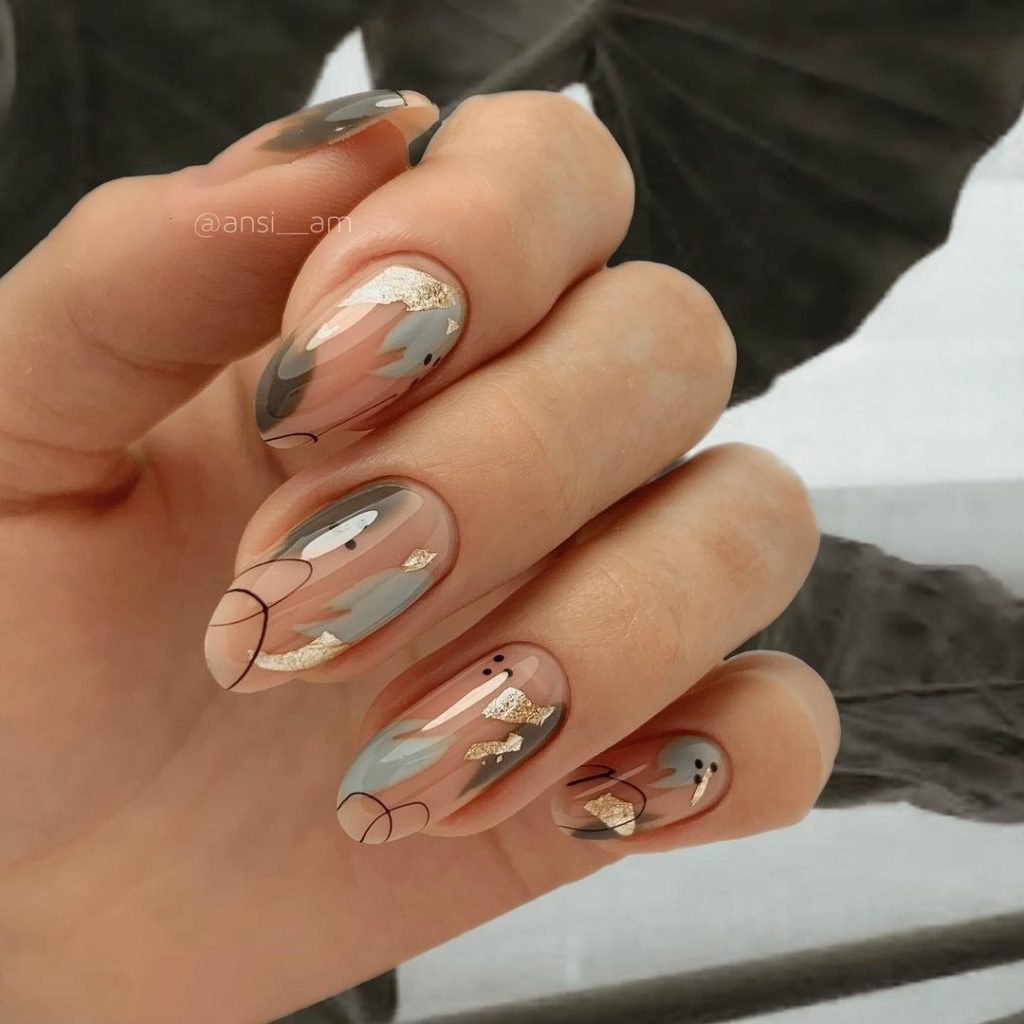 Medium Fall Nails 2023 16 Ideas: Embrace the Season with Style and Sophistication