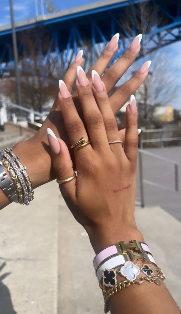 Elevating Elegance: Milky White Nails on Dark Skin - A Fresh Take on Classic Chic