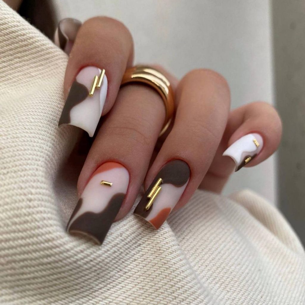 Stay Trendy this Autumn: 2023 Fall Nail Designs for Short and Long Square Nails