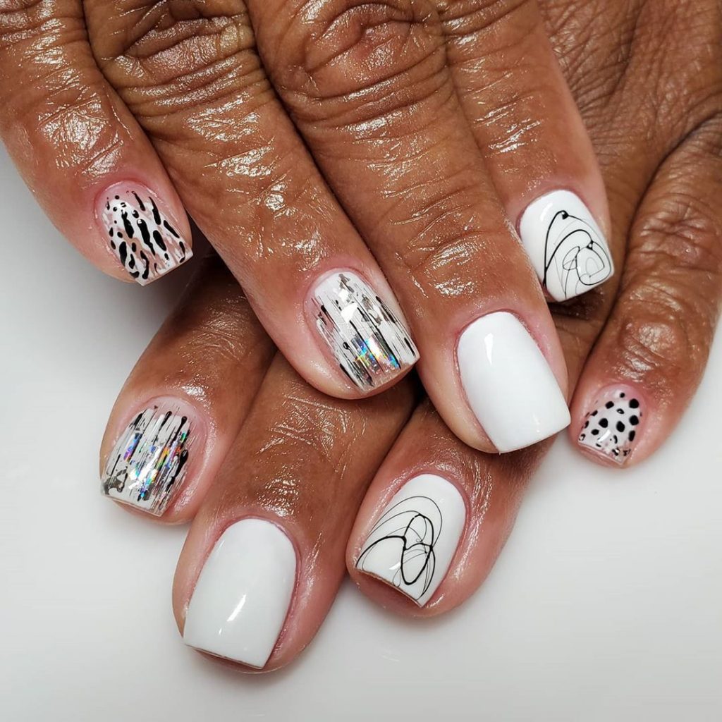 Elevating Elegance: Milky White Nails on Dark Skin - A Fresh Take on Classic Chic