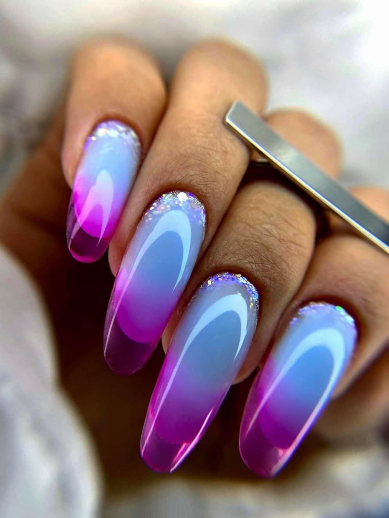 Nádherný Ombre Nail Designs: Detailní pohled pro jedince s tmavou pletí