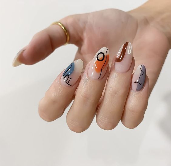 Round Nails Fall 2023 15 Ideas: Embracing the Season with Stylish Nail Trends