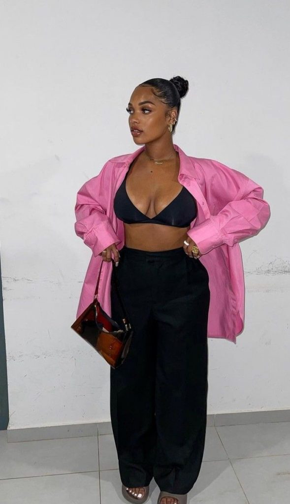 Pink Outfits for Black Women: Streetwear 16 Ideas