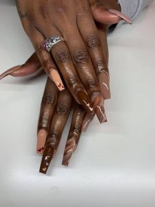 Gel Nails Dark Skin 17 Ideas: Embrace Your Beautiful Skin Tone - Fall