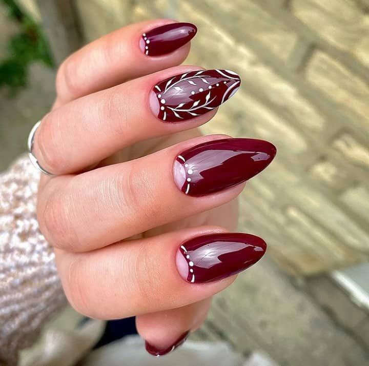 Dark Cherry Red Nails 24 Ideas: Add a Touch of Glamour to Your Style