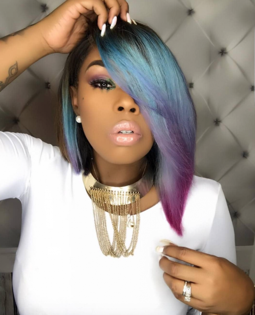 Ombre Hair Color on Dark Skin Women 18 Ideas