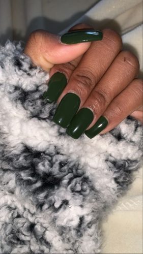 Cool and Calm: Mint Green Nail Designs for Dark Skin Enthusiasts